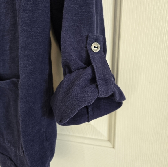 21Men Navy Cardigan with Pockets - Picture 6 of 7